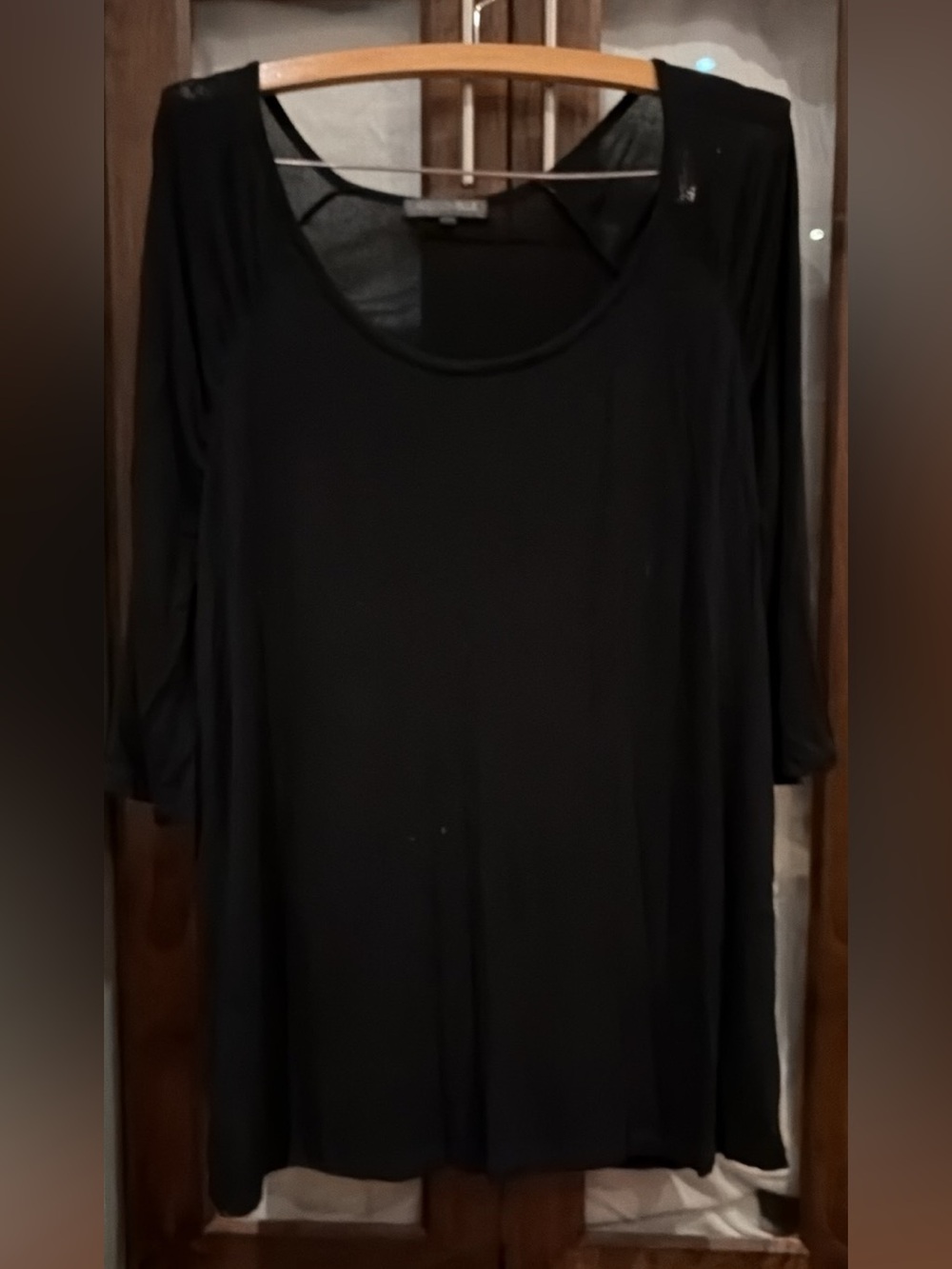 Black Long-Sleeve Top